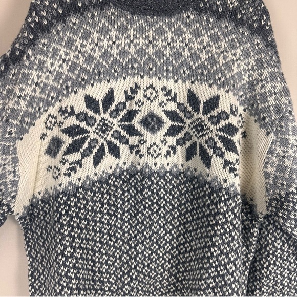 Vintage Trader Bay Snowflake Winter Ski Crewneck Sweater Mens Size 2X - Picture 4 of 8